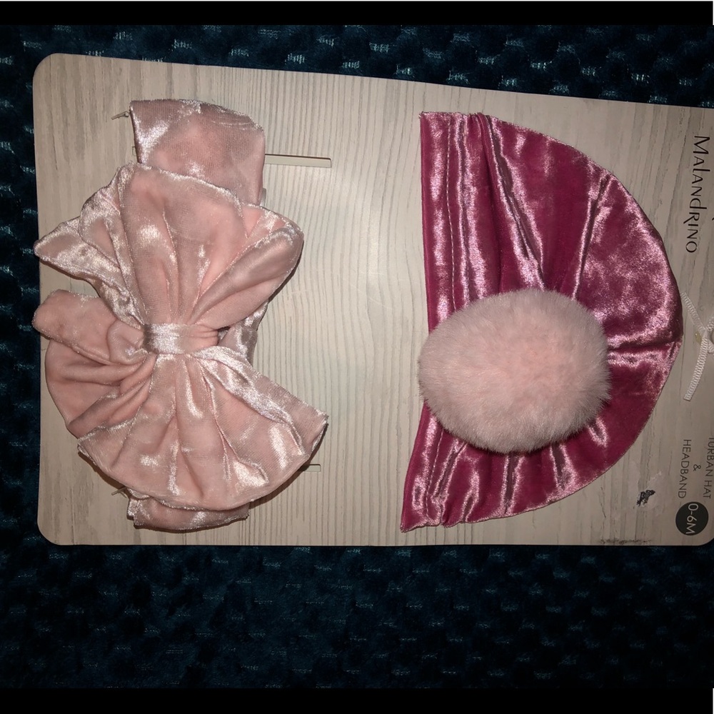 ✨Catherine Malandrino Turban Hat and Head band 🎀✨